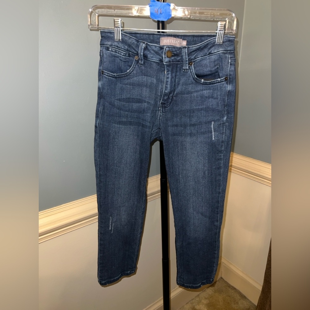 Just USA Women's Dark Blue Skinny Jeans‎